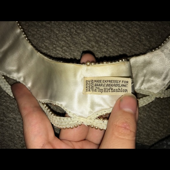 Vintage pearl sweater cuffs - Picture 2 of 6